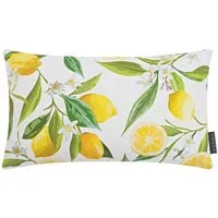 Magma Heimtex Kissenhülle Frutta 'Limone' Gelb, Zitronendruck