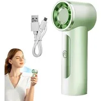 FELIXLEO Mini USB-Ventilator Handventilator Tragbar Leise Starker Wind Mini Fan für Reise Outdoor