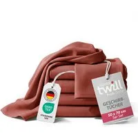 Blumtal Geschirrtuch 5er Set Premium Geschirrtücher Baumwolle 50x70 cm, (5-tlg), Ultra saugstarke zertifizierte Geschirrhandtücher (230gsm)