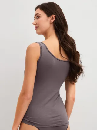 CALIDA - DAMEN Top ohne Arm sparrow brown - Gr. - L