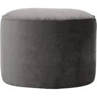icon Pouf XL aus Plüschsamt „Milano“, mit Füllung