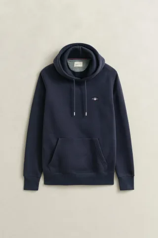 GANT - Shield Hoodie evening blue - Gr. - XL
