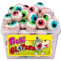 TROLLI Süßigkeit, Trolli Glotzer Schaumzucker und Fruchtgummi Bonbons mit Füllung 1128g