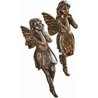 Mirabeau Dekofigur Figur 2er Set Lilly antikbraun