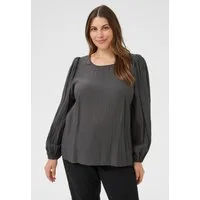 KAFFE Curve Langarmbluse Bluse langarm KCviva Große Größen