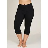 SANDGAARD Caprileggings Sommerhose mit Elasthan und Schlitz