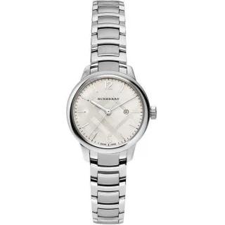 Burberry BU10108 Klassische Damenuhr mit 32-mm-Edelstahlgehäuse