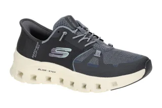 Skechers GLIDE STEP 150420 NVY blau - sportliche Slipper f?r Damen