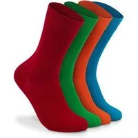 Bärenfuß Businesssocken 8 Paar Herren Damen Premium Business Socken atmungsaktive Baumwolle (ohne spürbare Naht oder Fusseln, plastikfreie Verpackung)