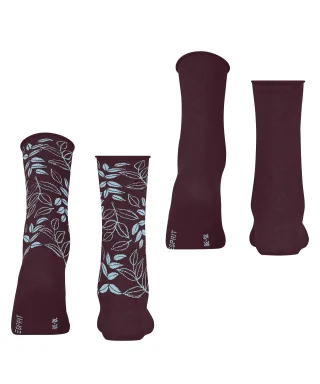 ESPRIT socks & tights - Esprit Frosted Garden 2-Pack Damen - Gr. - 40.5