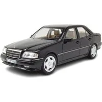 Norev Modellauto Mercedes C-Klasse C36 AMG W202 1993 schwarz metallic, Maßstab 1:18