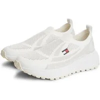 Tommy Jeans TJ KNIT RUNNER Slip-On Sneaker Slipper, Halbschuh, Freizeitschuh, zum Schlupfen
