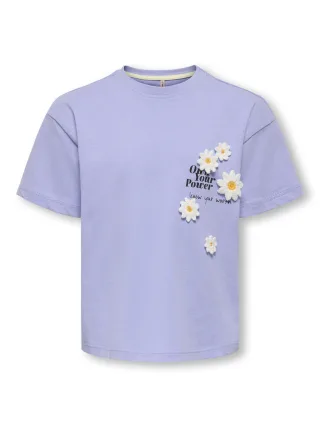 KIDS ONLY - KMGPETAL SS LOOSE PRINTED TEE JRS - Gr. - 104