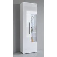 OTTO home Vitrine India,Höhe 160cm stilvolle Glasvitrine mit verstellbare Glasböden Standvitrine 1Trg, viel Stauraum ohne Beleuchtung