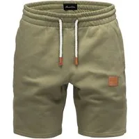 Amaci&Sons Sweatshorts DEVON Shorts Herren Bermuda Sweat Short Hose Regular Fit mit Patch