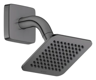 Hansgrohe Kopfbrause 120/120 1jet AXOR Citterio C mit Brausearm polished black chrome, 28810330 28810330