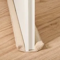 Praknu Zugluftstopper Zugluftstopper für Türen 70 - 100cm Waschbarer Stoff - Energiesparend, Einzelartikel, 1-tlg., 1 Stück mit Zubehör, Waschbar, energiesparend, flexibel anpassbar, robust
