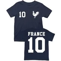 Youth Designz T-Shirt Frankreich Kinder T-Shirt im Fußball Trikot Look mit trendigem Motiv