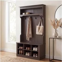 MCW Garderobe MCW-P26, Mit sechs Staufächern für Schuhe