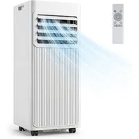 COSTWAY 3-in-1-Klimagerät, 7000 BTU mobile Klimaanlage mit Abluftschlauch