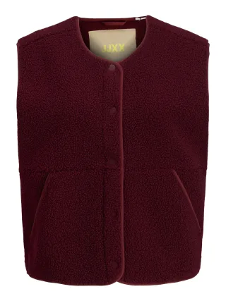 JJXX - JXVERA TEDDY VEST OTW SN Cabernet - Gr. - L
