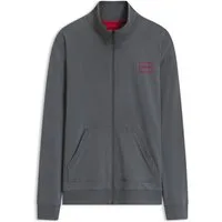 HUGO Sweatjacke Laze Zip Jacket mit seitlichen Taschen
