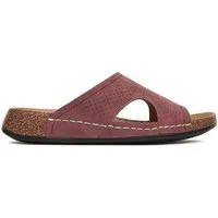 Go Soft Go Soft Damen-Flip-Flops in Burgunderrot Badepantolette