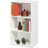 habeig Bücherregal Tube Bücherregal Standregal 3 Fächer Belastung Regalboden Standregal