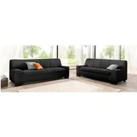 DOMO collection Polstergarnitur Norma kubisch und zeitlos, (Set, 2-tlg), bestehend aus je einem 2- und 3-Sitzer