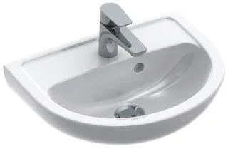 Villeroy & Boch Handwaschbecken Saval 2.0 450x340mm für 1-Loch Armatur geeignet mit Überlauf Weiss  7G124501