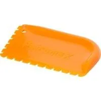 Schaber mit Rillen für Gusseisen orange