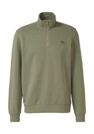 s.Oliver Red Label - Sweatshirt mit Stehkragen grün - Gr. - S