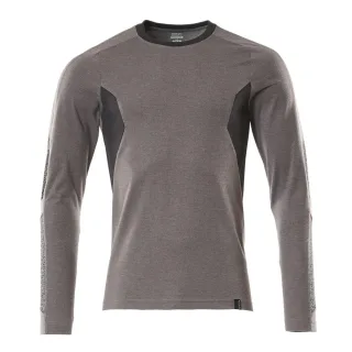 MASCOT Herren Langarmshirt Dunkelanthrazit / Schwarz L - 18381-959-1809-LONE
