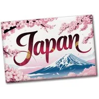 speecheese Magnet Japan Kirschblüten Souvenir Souvenir Magnet mit Kalligraphie
