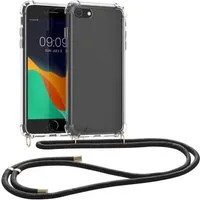 kwmobile Etui Necklace Case für Apple iPhone SE / 8 / 7, Hülle Silikon mit Handykette - Band Handyhülle