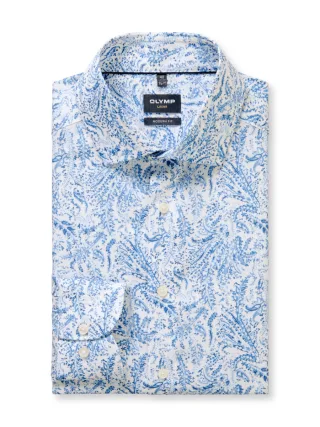 OLYMP - Modern Fit: Businesshemd blau - Gr. - 43