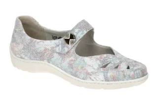 Waldl?ufer 496309 HENNI Mary Jane Ballerina mehrfarbig Multi - extra weit