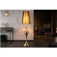 riess-ambiente Stehlampe LUCIE 160cm gold / schwarz, ohne Leuchtmittel, Metall · gebürstet · Wohnzimmer · Barock