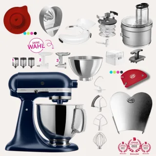 KitchenAid Artisan 4,8 Liter KSM175 Spar-Set mit Food Processor &...
