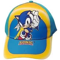 Sonic SEGA Fitted Cap SONIC the Hedgehog Cap Kinder Schirmmütze Cappy Kita, Schule Sonic Basecap