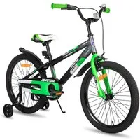 JOYSTAR Kinderfahrrad 12/14/16/20 Zoll Coole Graffiti fahrrad für 2-4 jährige Jungen Mädchen, mit Stützrädern, Kotflügel, Fahrradklingel