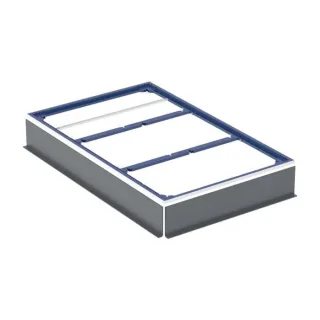 Geberit Duofix Installationsrahmen 551525001 100 x 160 cm, für Duschfläche, für 10 Füße