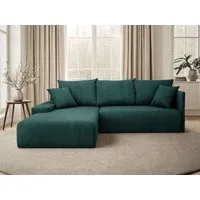 Lookway Ecksofa LAVIO in L-Form mit Schlaffunktion und Bettkasten, 246x188x93 cm