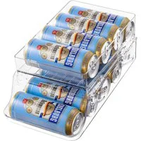 FELIXLEO Aufbewahrungsbox Kühlschrank Organizer Dosenhalter faltbar 550ml Getränke BPA frei (1 St)