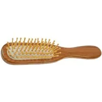 Fantasia Beauty Haarbürste Haarbürste, Bambus-Holz, Holzstifte mit Noppen, 21 x 4 cm, 1-tlg., Bambus-Holz, Vegan