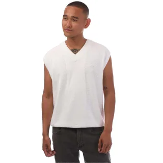 Boss - Pullover-Weste für Herren, Jerseyware, leger (Weiß)