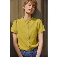 Tranquillo Blusenshirt Bluse Elenaa aus Musselin Nachhaltige Bluse aus GOTS-zertifizierter Bio-Baumwolle