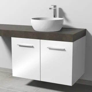 Sanipa Waschtischunterbau mit Türen 2morrow (G2363) 510x800x520 Weiß-Glanz, G236378 G236378