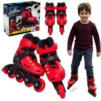 MARVEL Rollschuhe Spider-Man Rollschuhe für Jungen, rot-schwarz, sicher