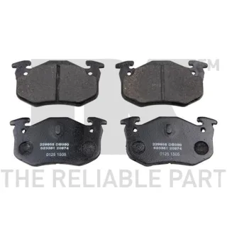 NK Bremsbel?ge hinten Citroen Saxo Xsara Peugeot 206 CC